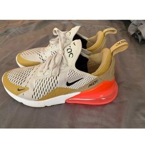 Women’s Nike Air Max 270 Size-9 Gold Pink
